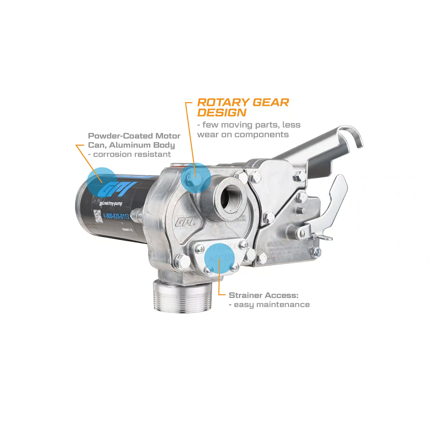 15 GPM 12V Economy Fuel Transfer Pump