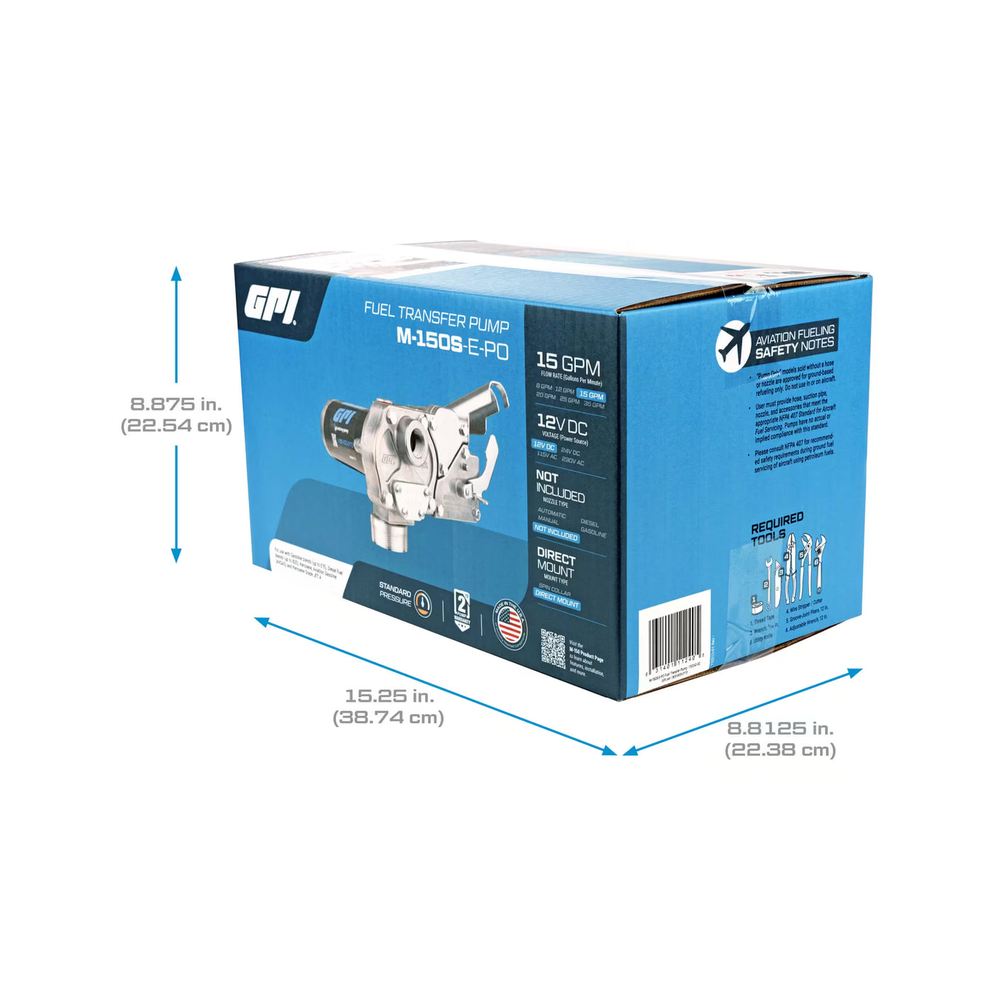 15 GPM 12V Economy Fuel Transfer Pump
