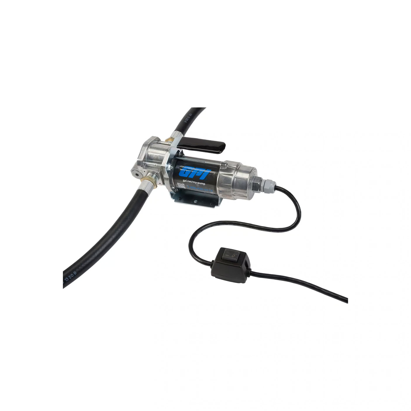 8 GPM 12V DC Portable Fuel Transfer Pump with Manual Unleaded Nozzle