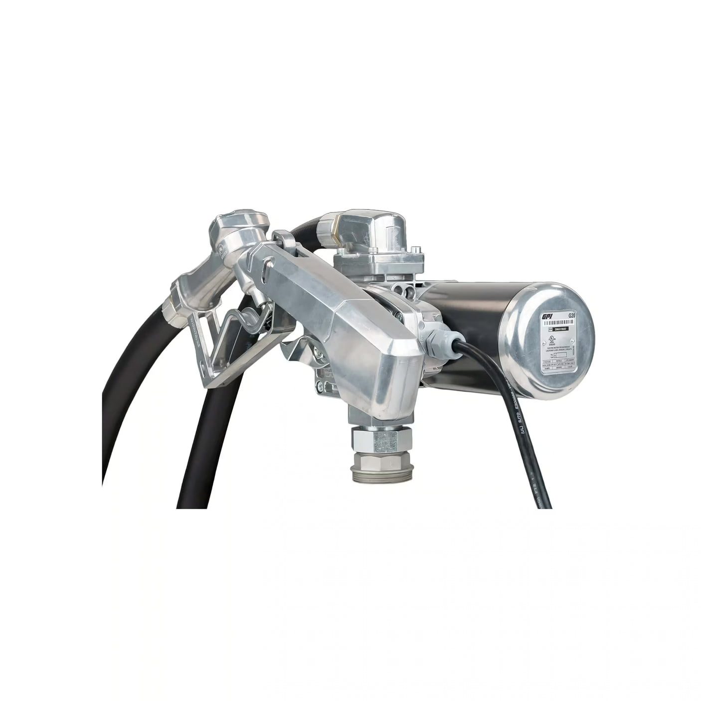20 GPM 12V DC Fuel Transfer Pump with Manual Diesel Nozzle