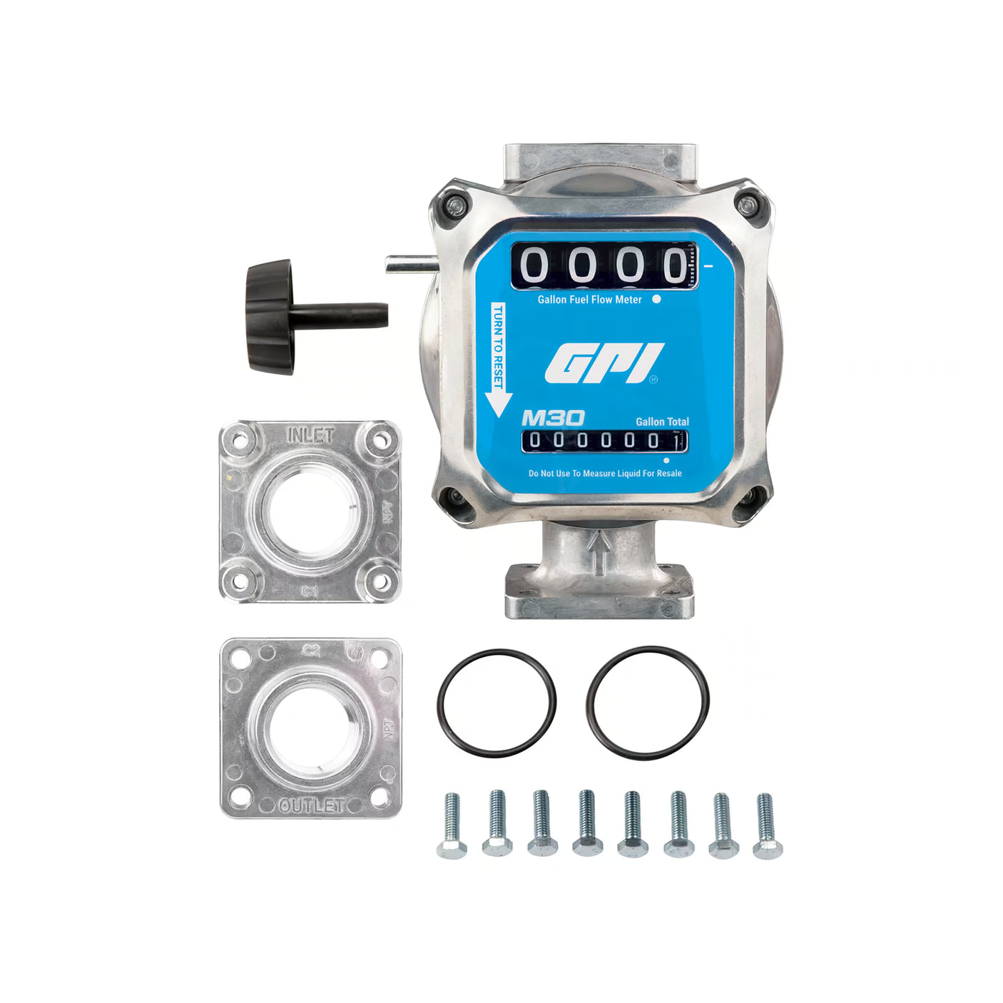 5-30 GPM 2% Mechanical Fuel Meter 1 Inch NPT