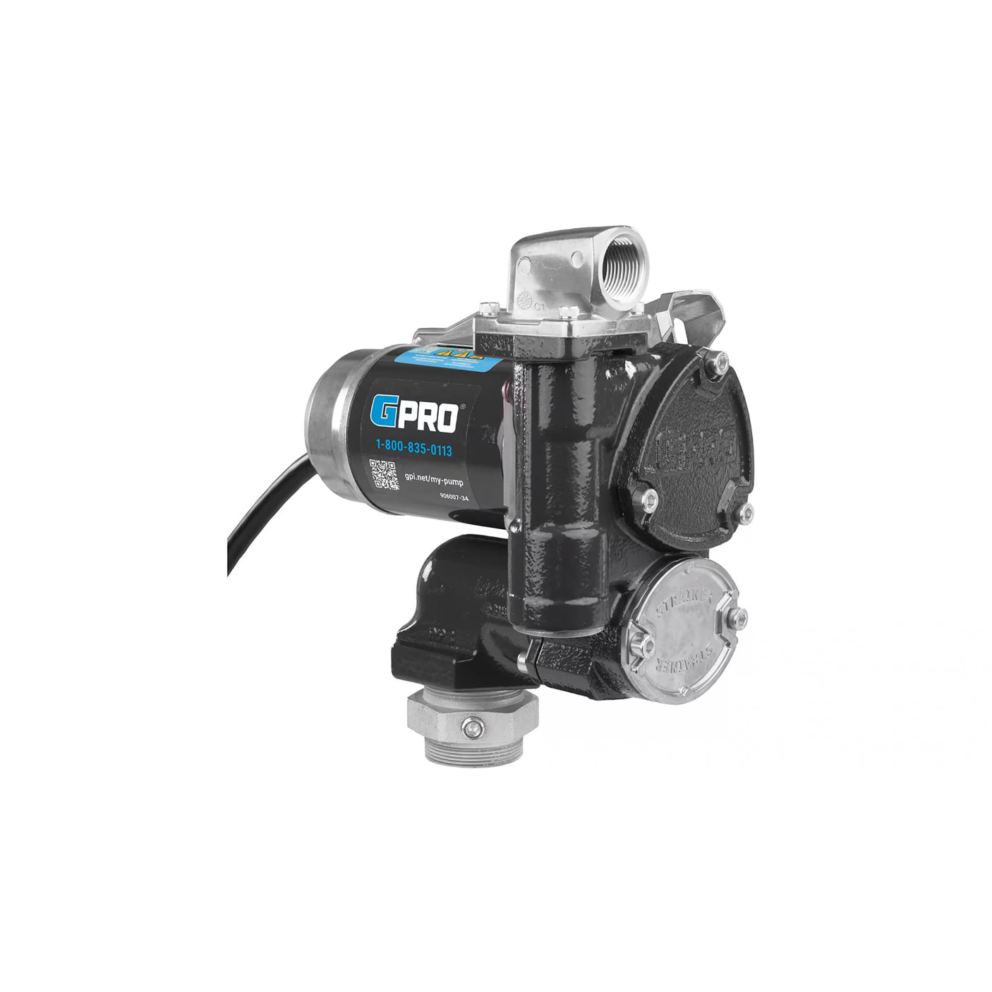 25 GPM 12V DC Fuel Transfer Pump with Power Cord