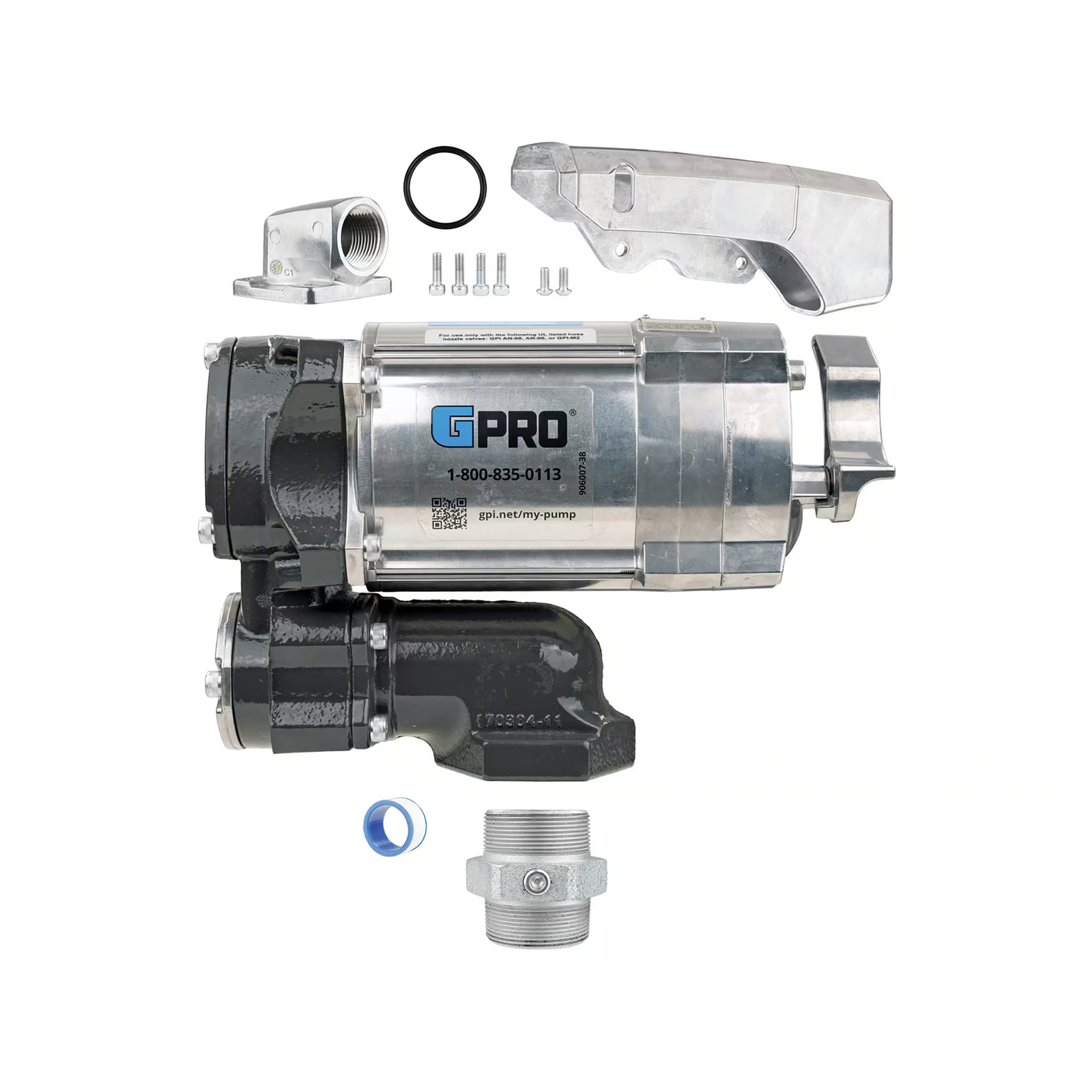 20 GPM 115V AC Fuel Transfer Pump with 1-inch Outlet