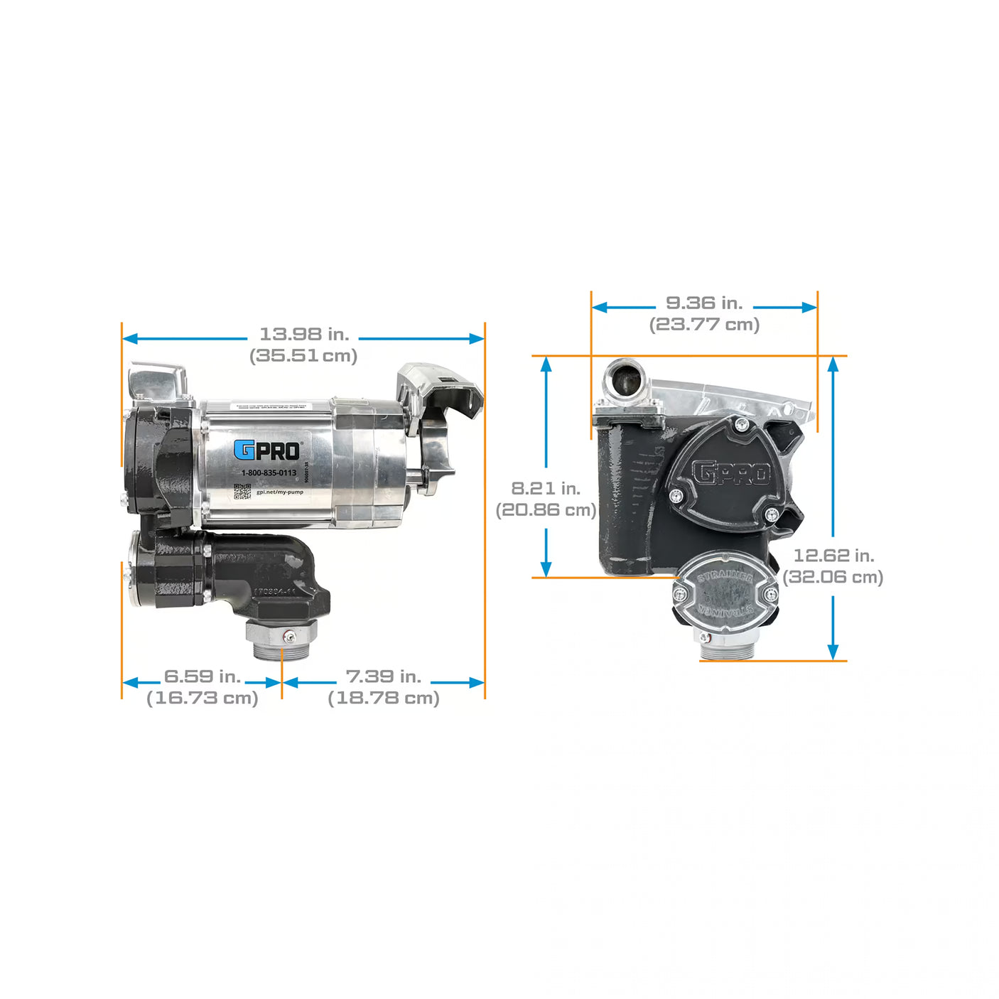 20 GPM 115V AC Fuel Transfer Pump with 1-inch Outlet