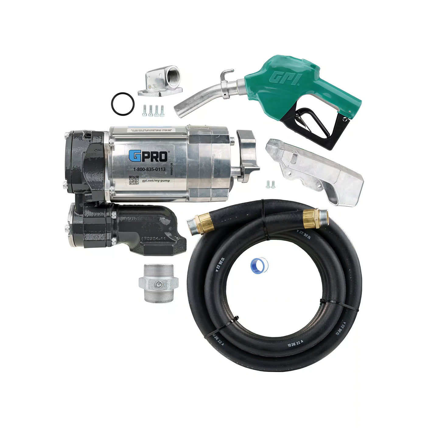 20 GPM 115V AC Fuel Transfer Pump with Auto Diesel Nozzle