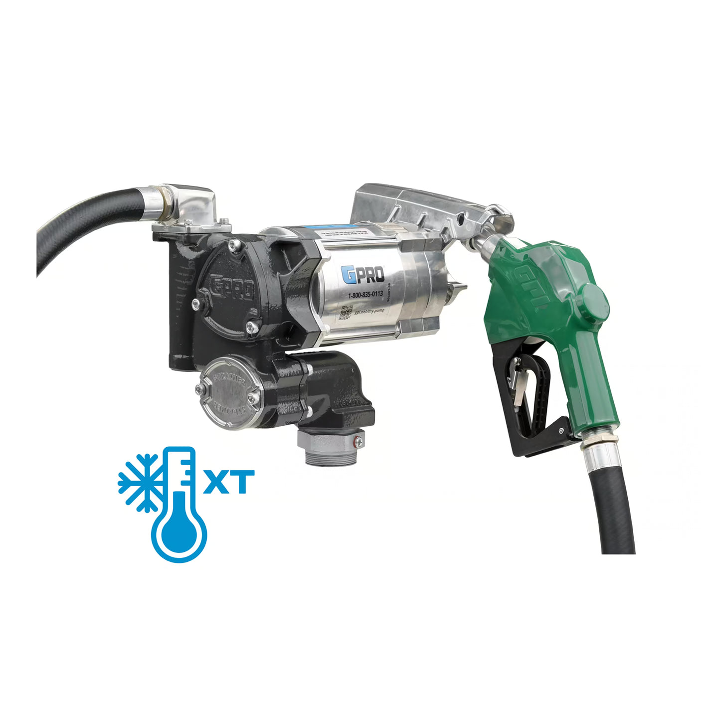 20 GPM 115V AC Fuel Transfer Pump for -40° F to 125° F with Auto Diesel Nozzle