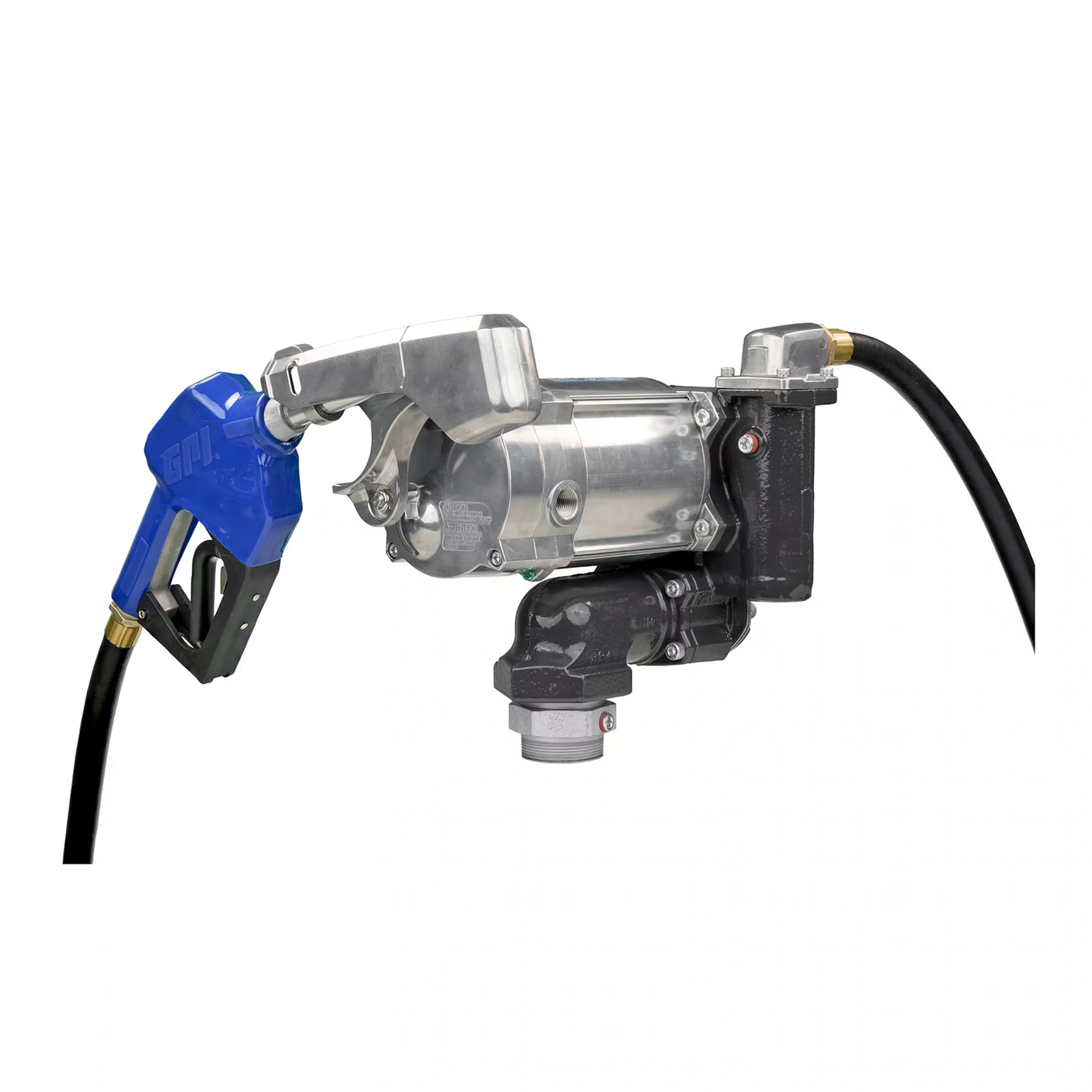 20 GPM 115V AC Fuel Transfer Pump with Auto Unleaded Nozzle 3/4-Inch Outlet