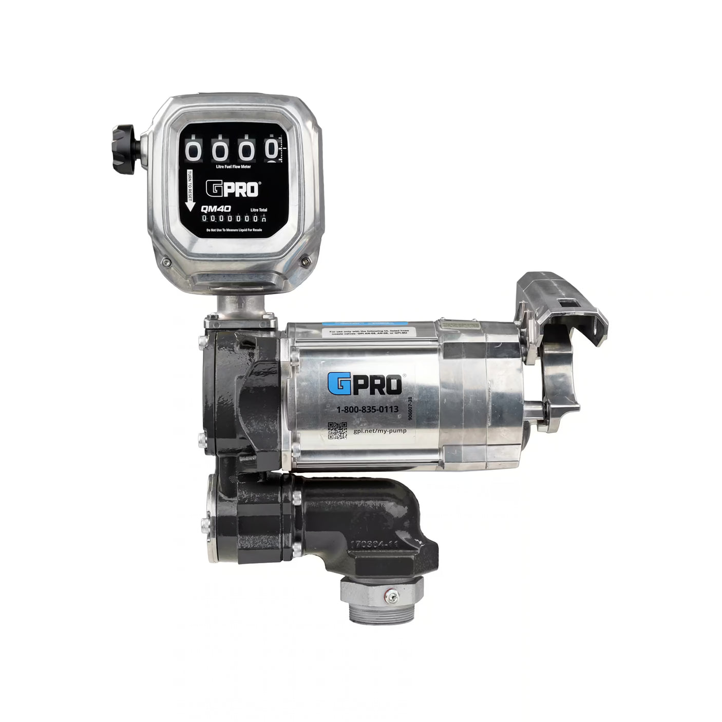 20 GPM 115V AC Fuel Transfer Pump with 8-150 L/min Meter, 1-inch Outlet