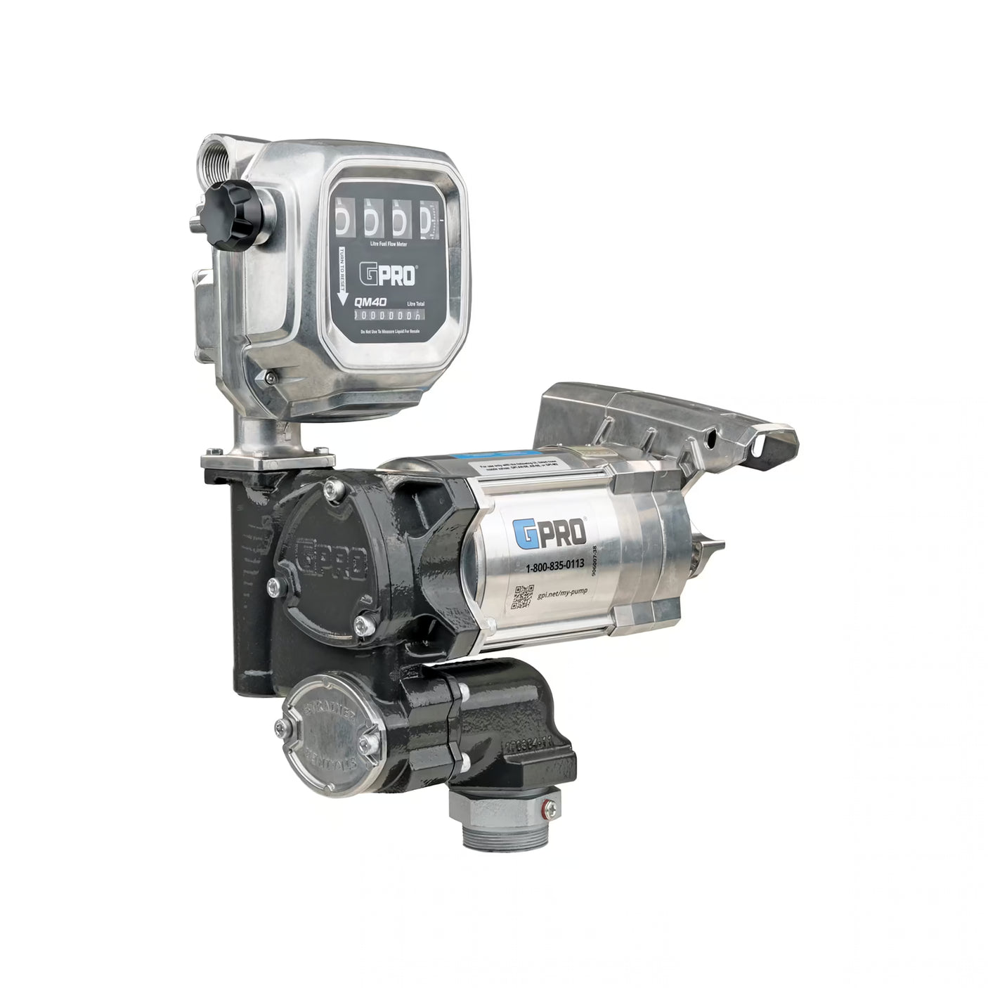 20 GPM 115V AC Fuel Transfer Pump with 8-150 L/min Meter, 1-inch Outlet
