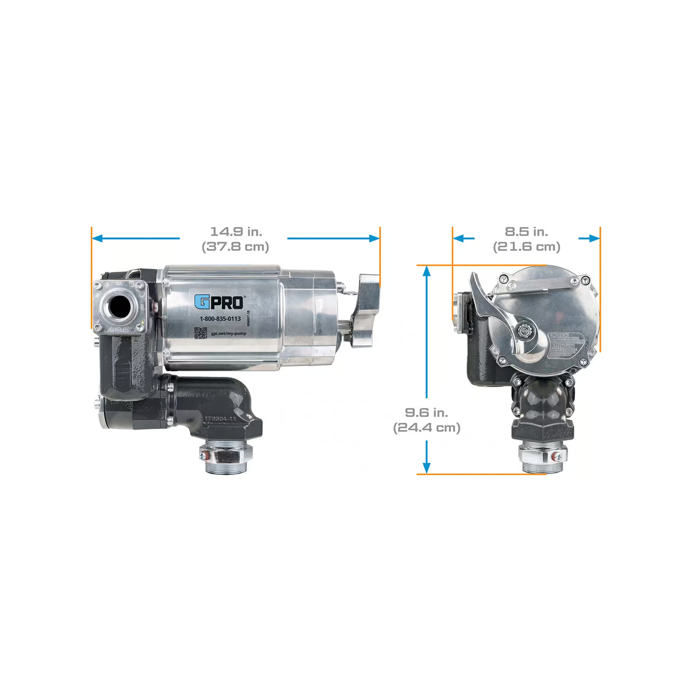 35 GPM 120V AC Fuel Transfer Pump for QM-40-RD Remote Dispenser