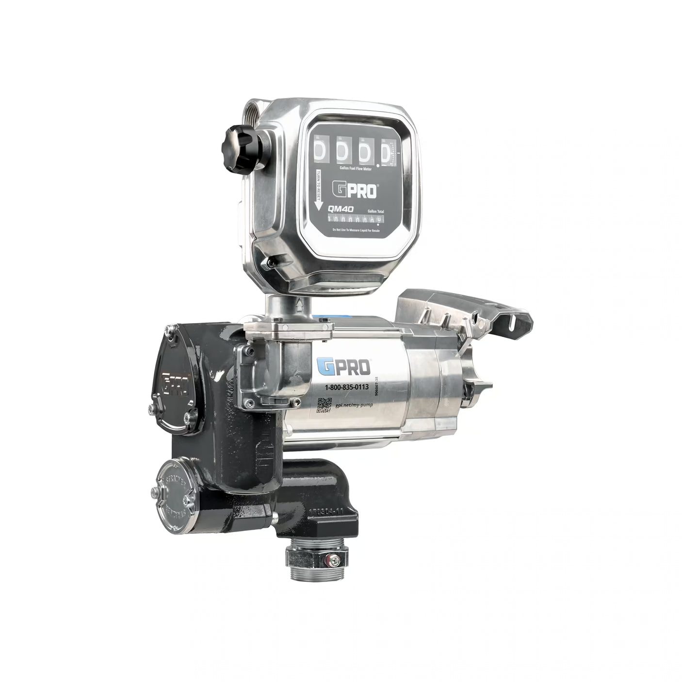 35 GPM 120V AC Fuel Transfer Pump with 2-40 GPM Meter