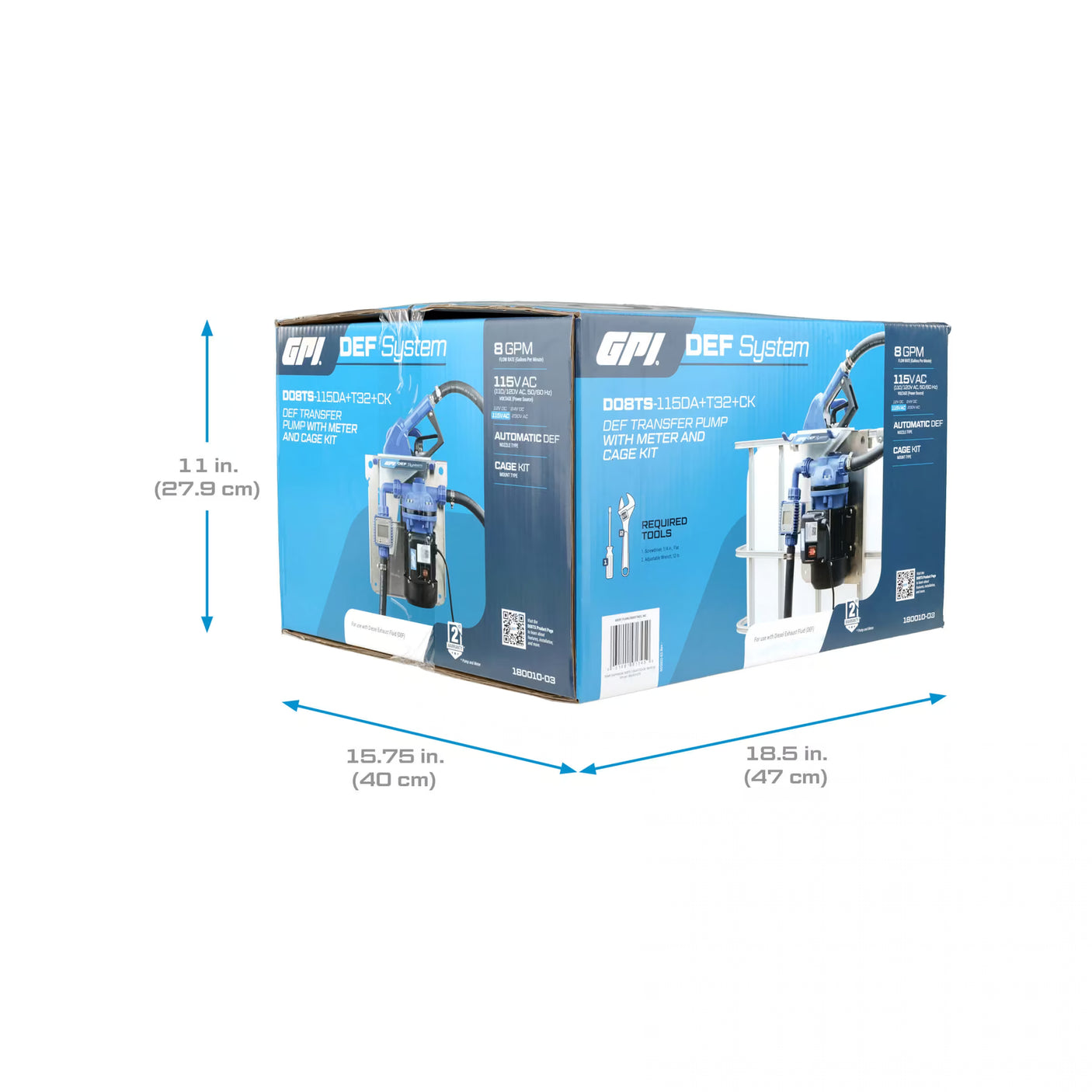 8 GPM 115V DEF Transfer Pump System
