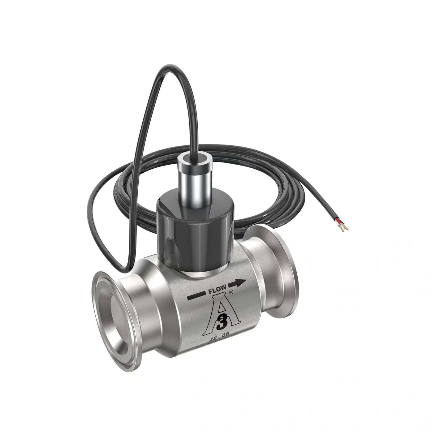 1" Stainless Steel 3A Sanitary Tri-Clamp G3A Blind Transmitter, 3-Wire Magnetic Pickup