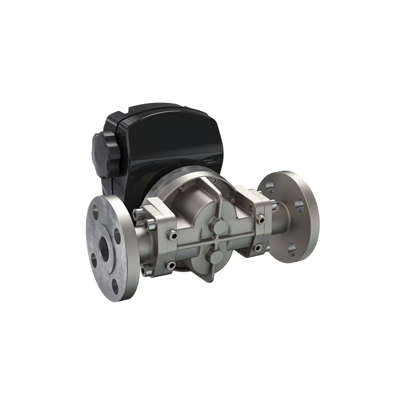 1" Oval Gear Stainless Steel #150 ANSI Flange Flow Meter with Mechanical Display