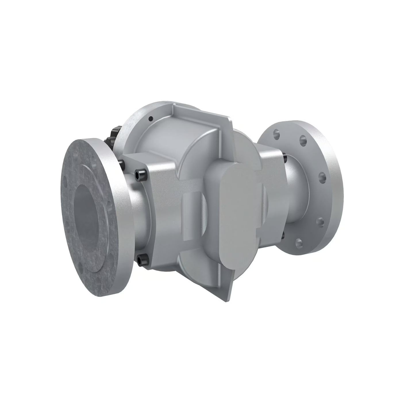 4" Oval Gear Aluminum #150 ANSI Flange Flow Meter with Mechanical Display