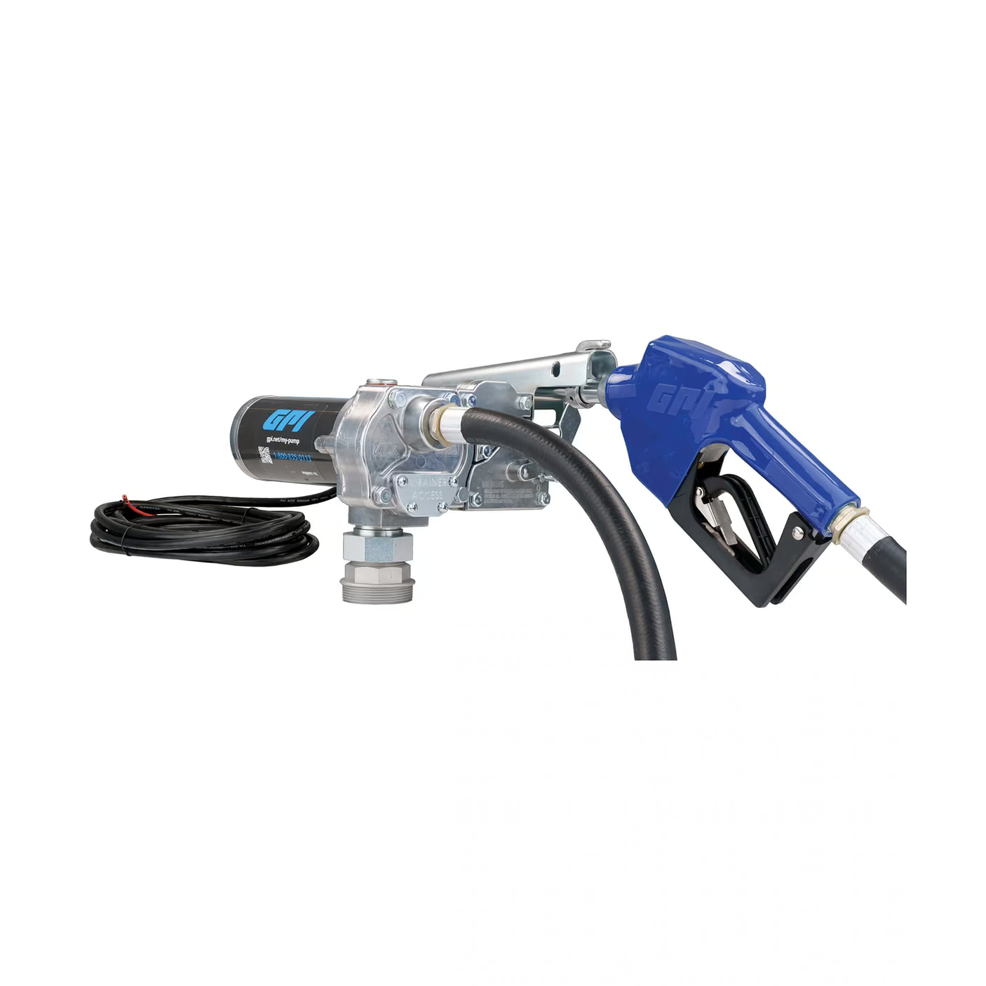 15 GPM 12V Fuel Transfer Pump with Auto Unleaded Nozzle