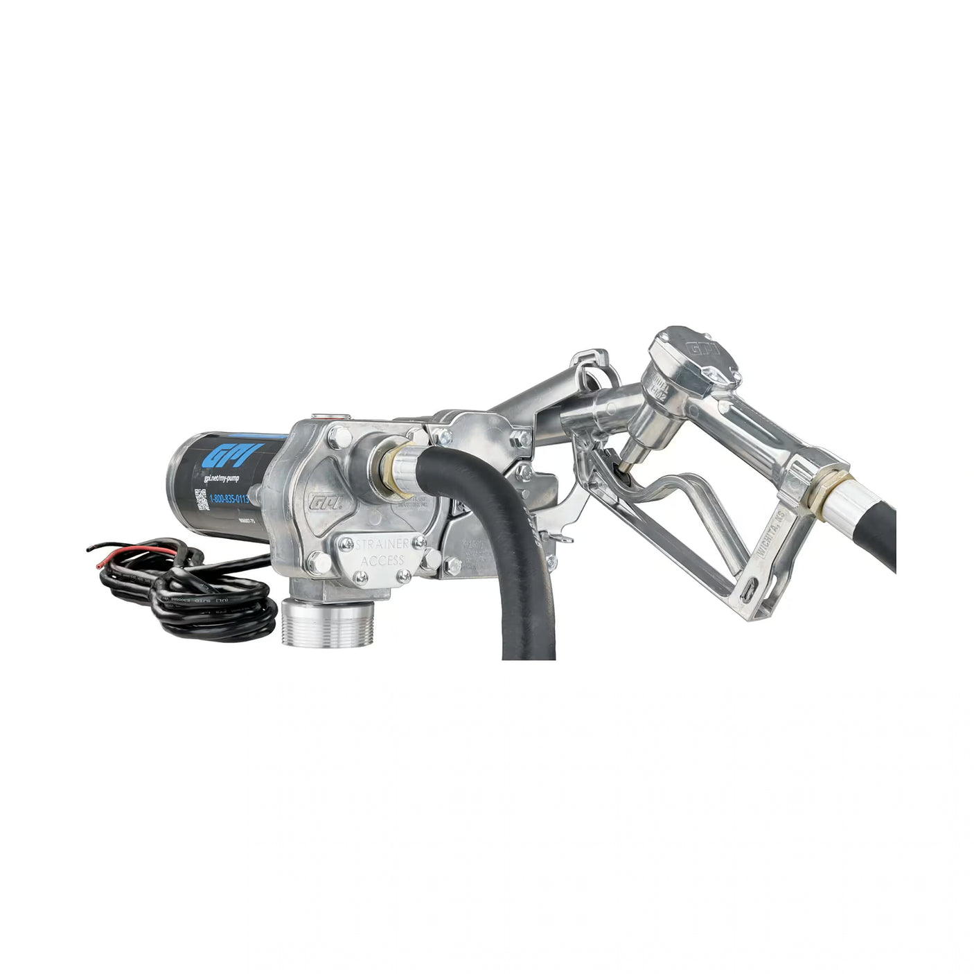 15 GPM 12V Economy Fuel Transfer Pump with Manual Unleaded Nozzle