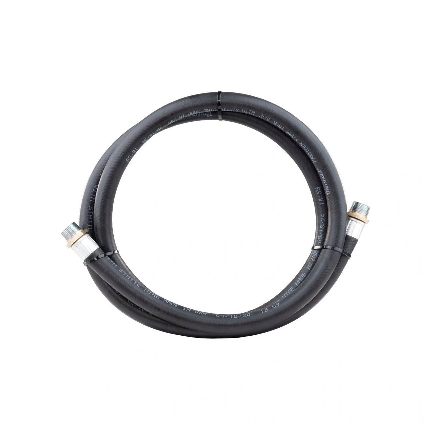 L-Series Oil Transfer Pump 3/4-Inch NPT x 3/4-Inch 8 ft Hose with Static Wire