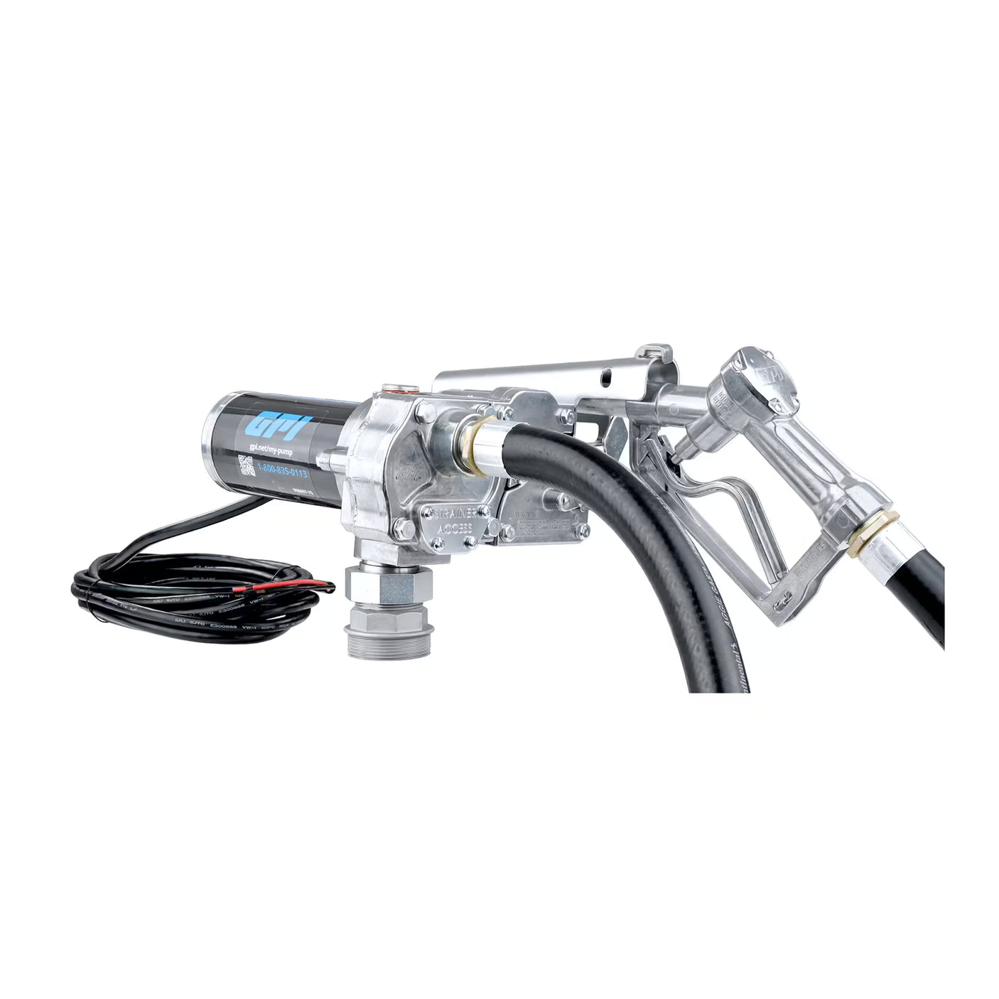 18 GPM 12V Fuel Transfer Pump with Manual Diesel Nozzle