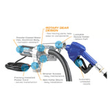 18 GPM 12V Fuel Transfer Pump with Auto Unleaded Nozzle