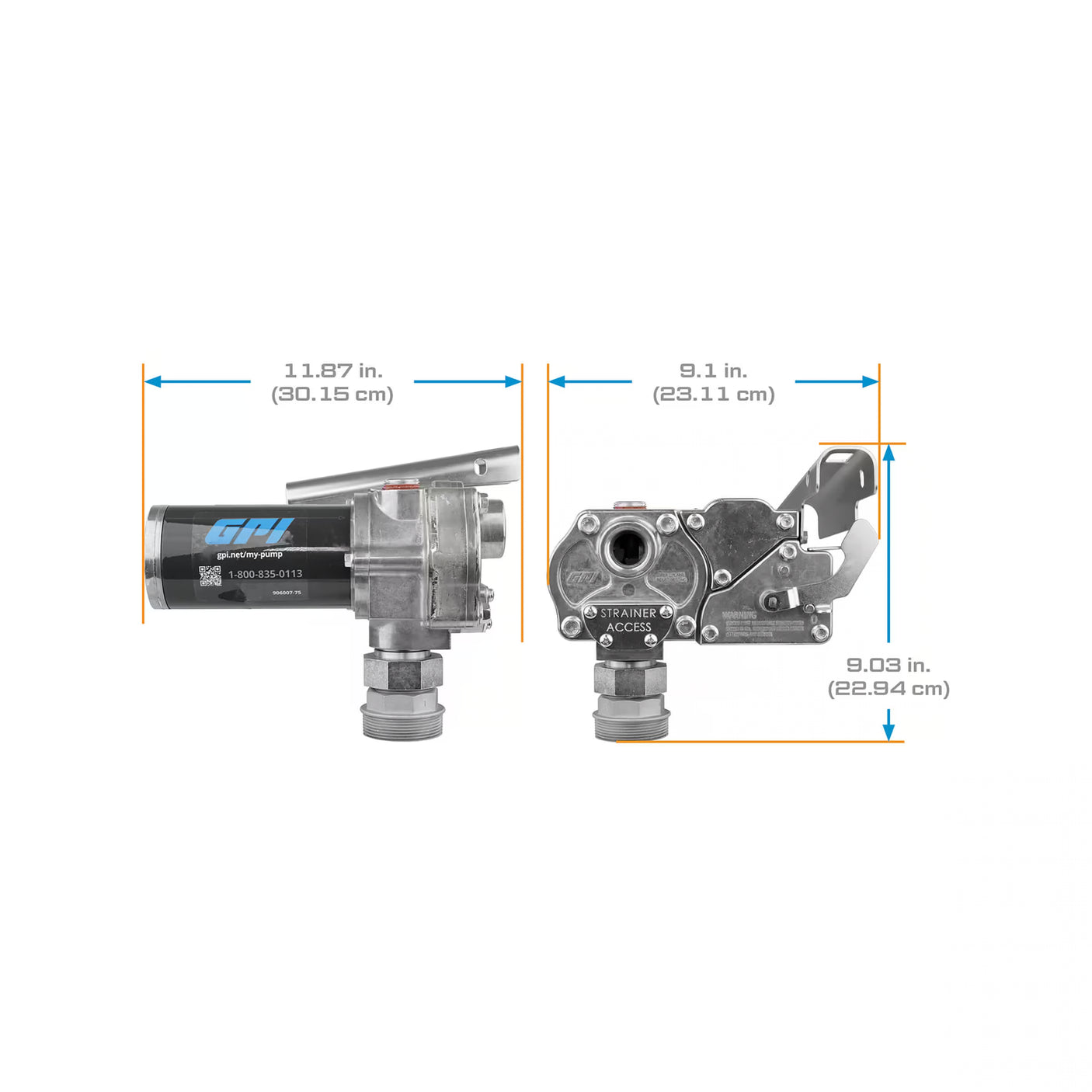 18 GPM 12V Fuel Transfer Pump