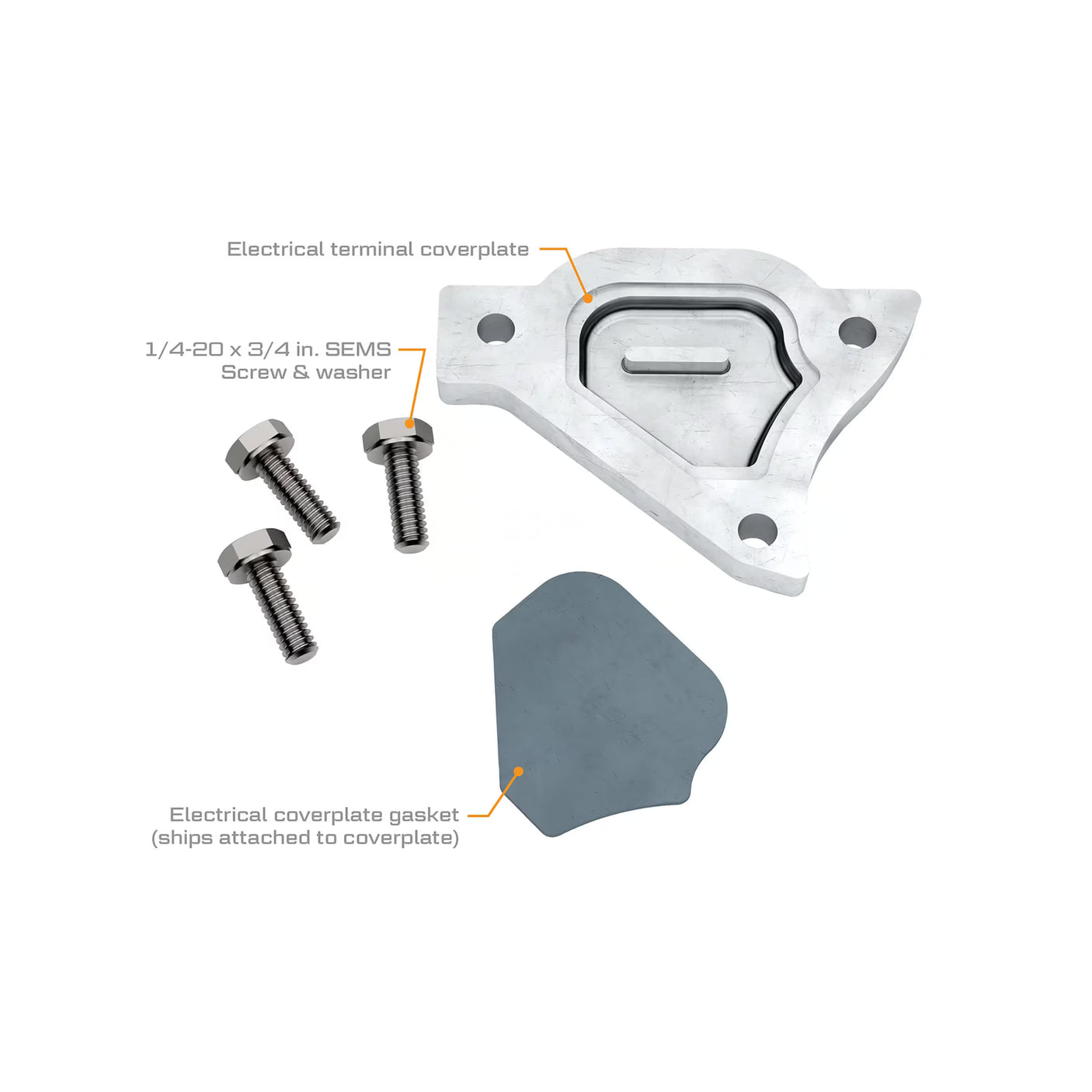 M-1115S, M-150S, M-180S & M-240S Fuel Transfer Pumps Electrical Cover Plate Replacement Kit