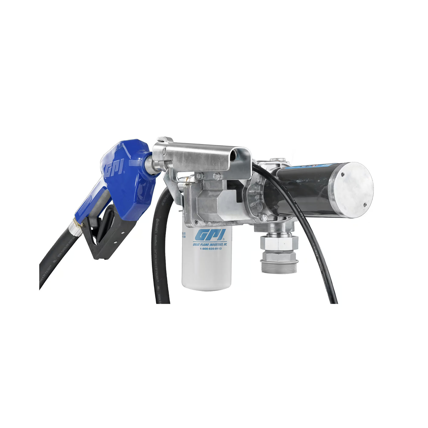 15 GPM 12V Fuel Transfer Pump with Auto Nozzle, Filter