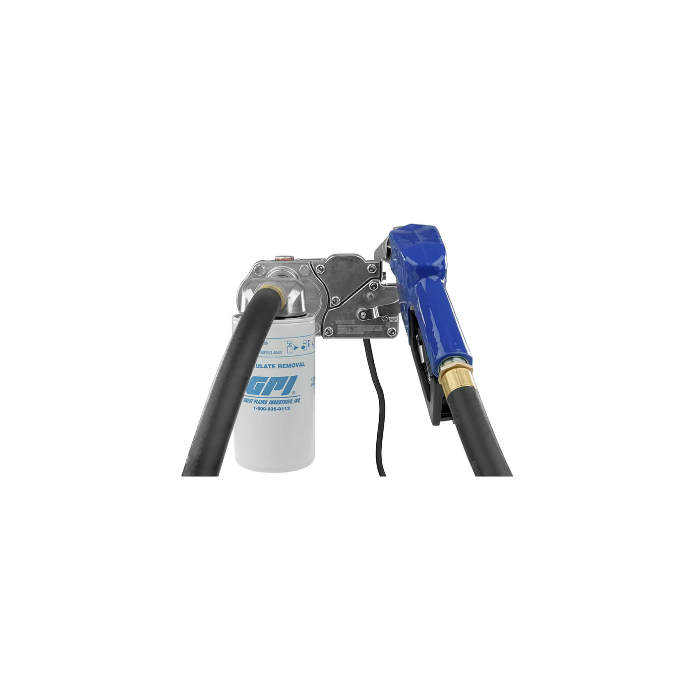15 GPM 12V Fuel Transfer Pump with Auto Nozzle, Filter