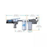 15 GPM 12V Fuel Transfer Pump with Auto Nozzle, Filter