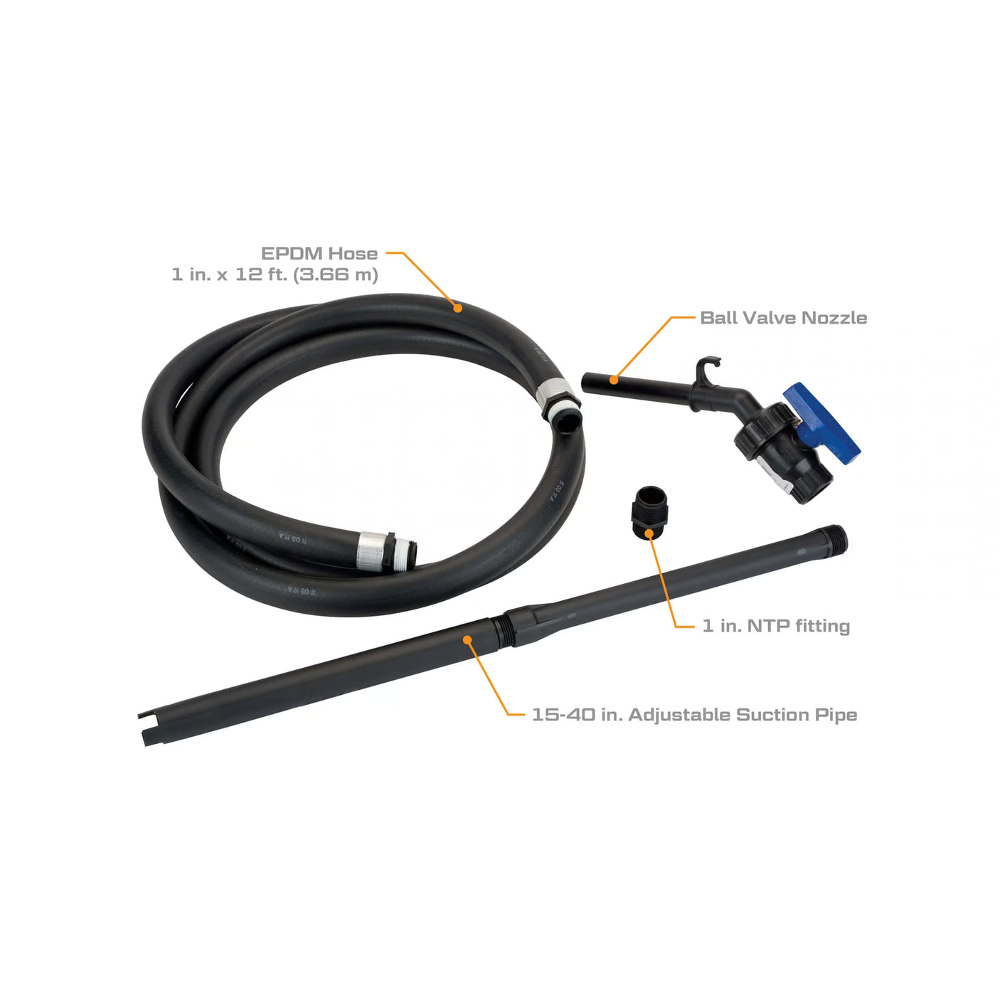 P-PA Series Chemical Pumps Herbicide Hose & Nozzle Kit