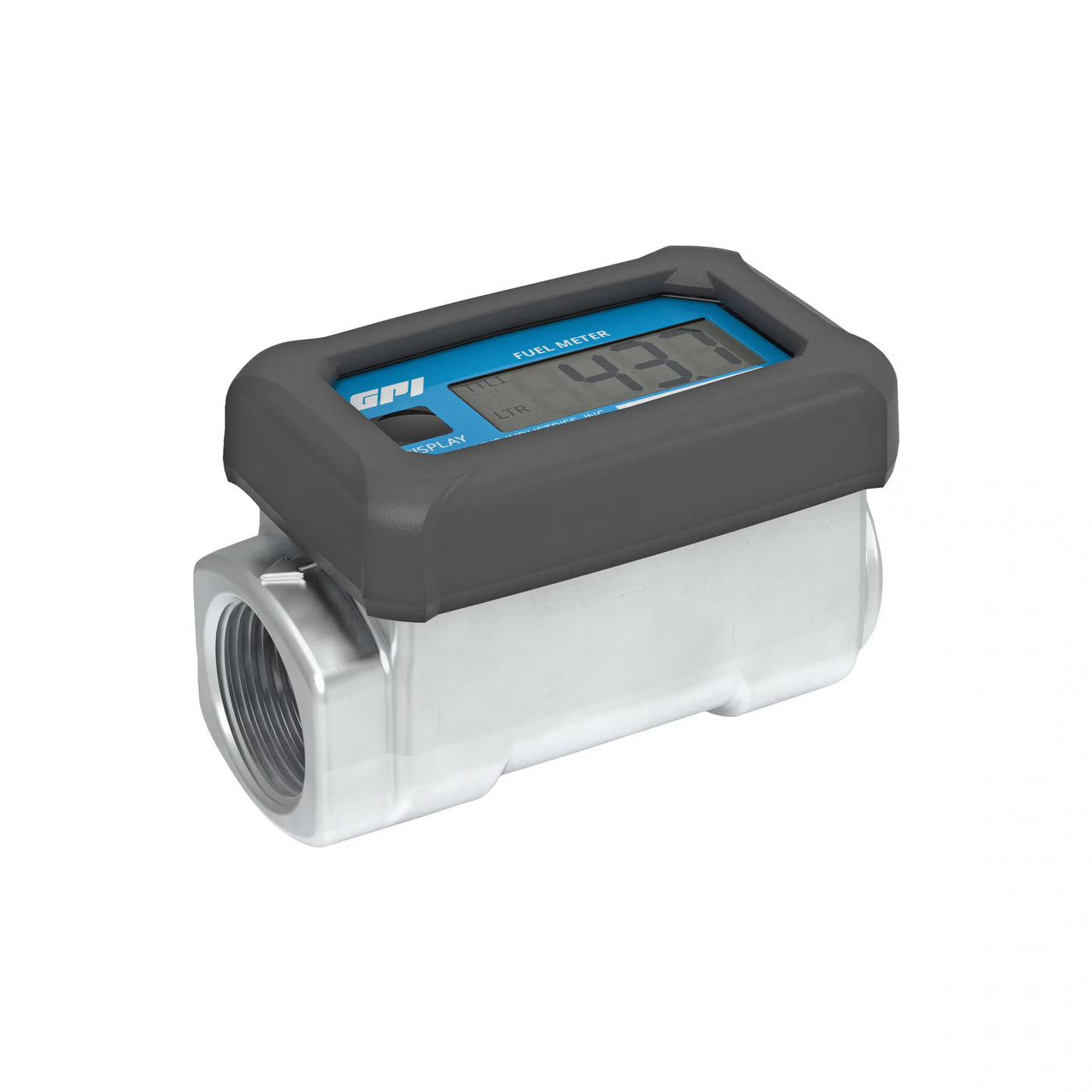 10-100 L/min End of Hose NPT Fuel Meter with Battery Powered Display