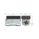 10-100 L/min End of Hose ISO Fuel Meter with Battery Powered Display