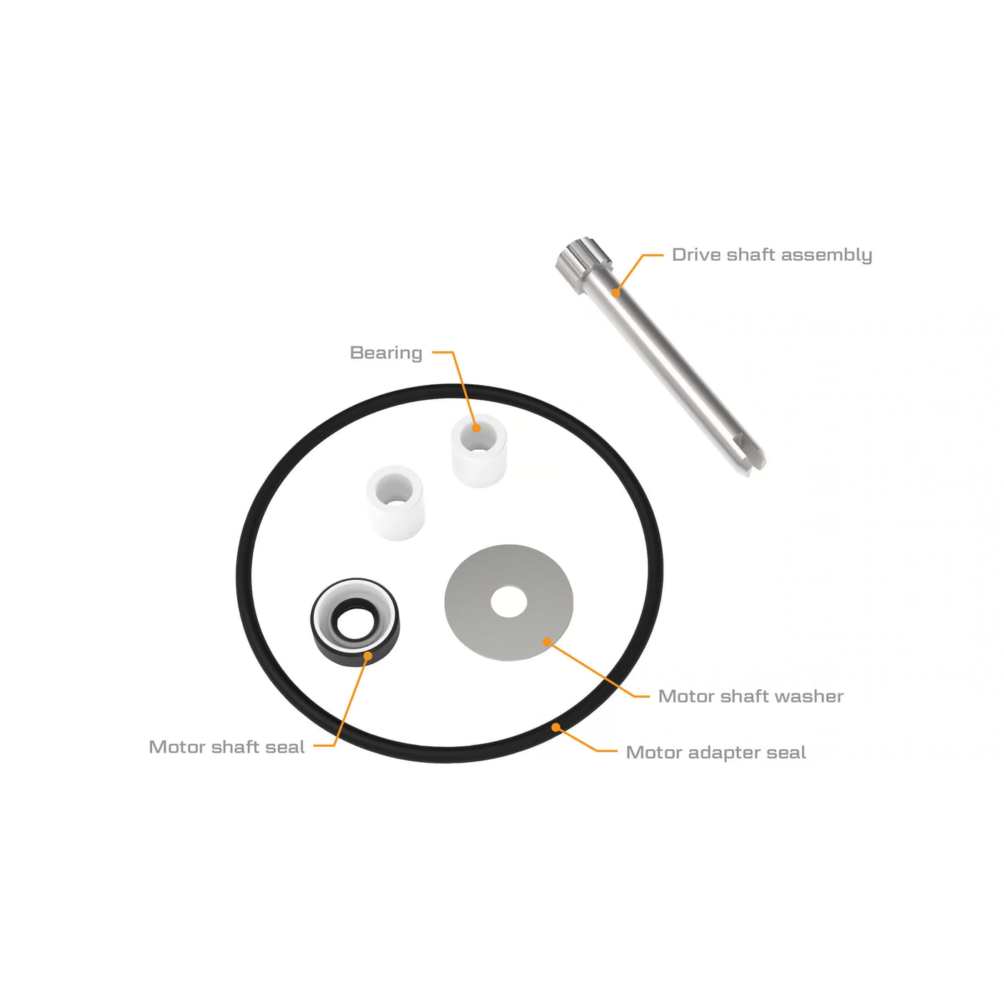 P & PA Series Transfer Pump Drive Shaft Kit