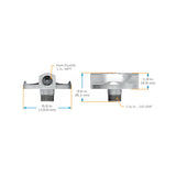 GPRO Fuel Pumps 1-Inch NPT 40 GPM High-Flow Aluminum Filter Adapter