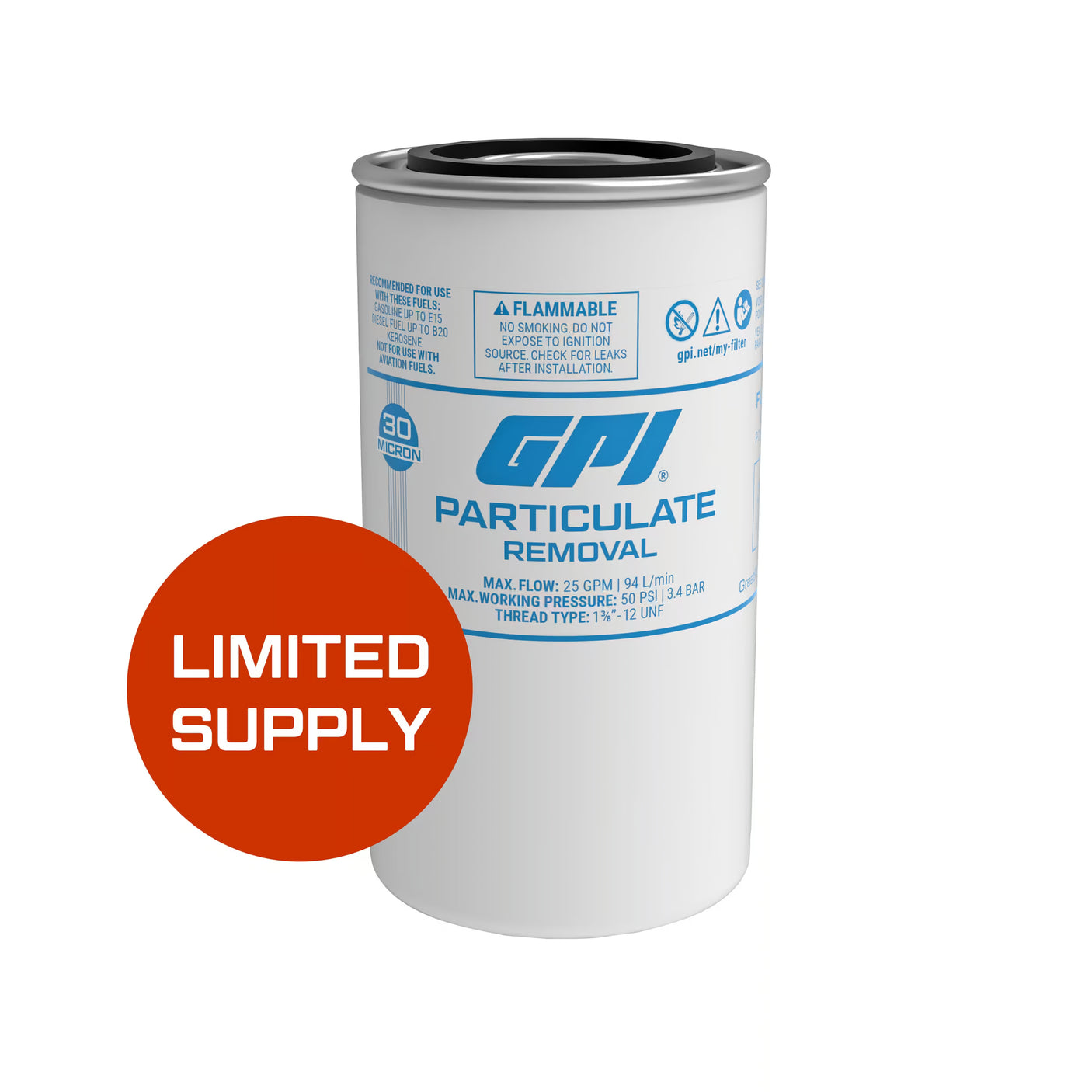LIMITED SUPPLY - Fuel Transfer Pumps up to 25 GPM 30 Micron Particulate Filter