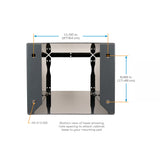 Cabinet Base for QM40-RD Remote Dispenser