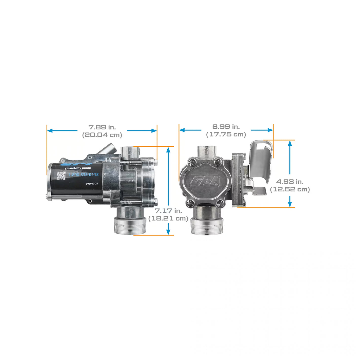 8 GPM 12V DC Fuel Transfer Pump with Manual Unleaded Nozzle
