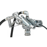 8 GPM 12V DC Fuel Transfer Pump with Spin Collar, Manual Unleaded Nozzle