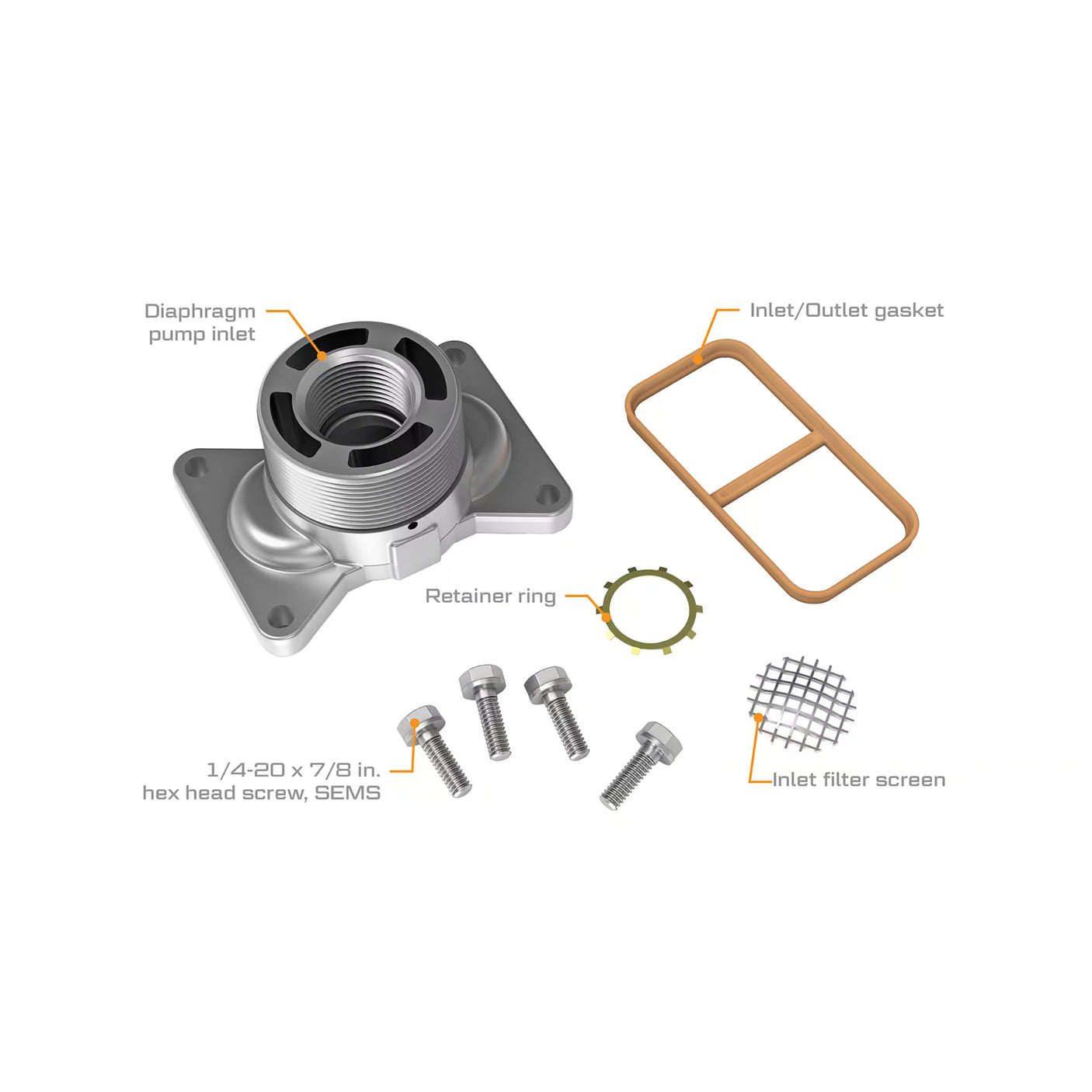 DP-20 Hand Pumps Inlet Fitting Kit