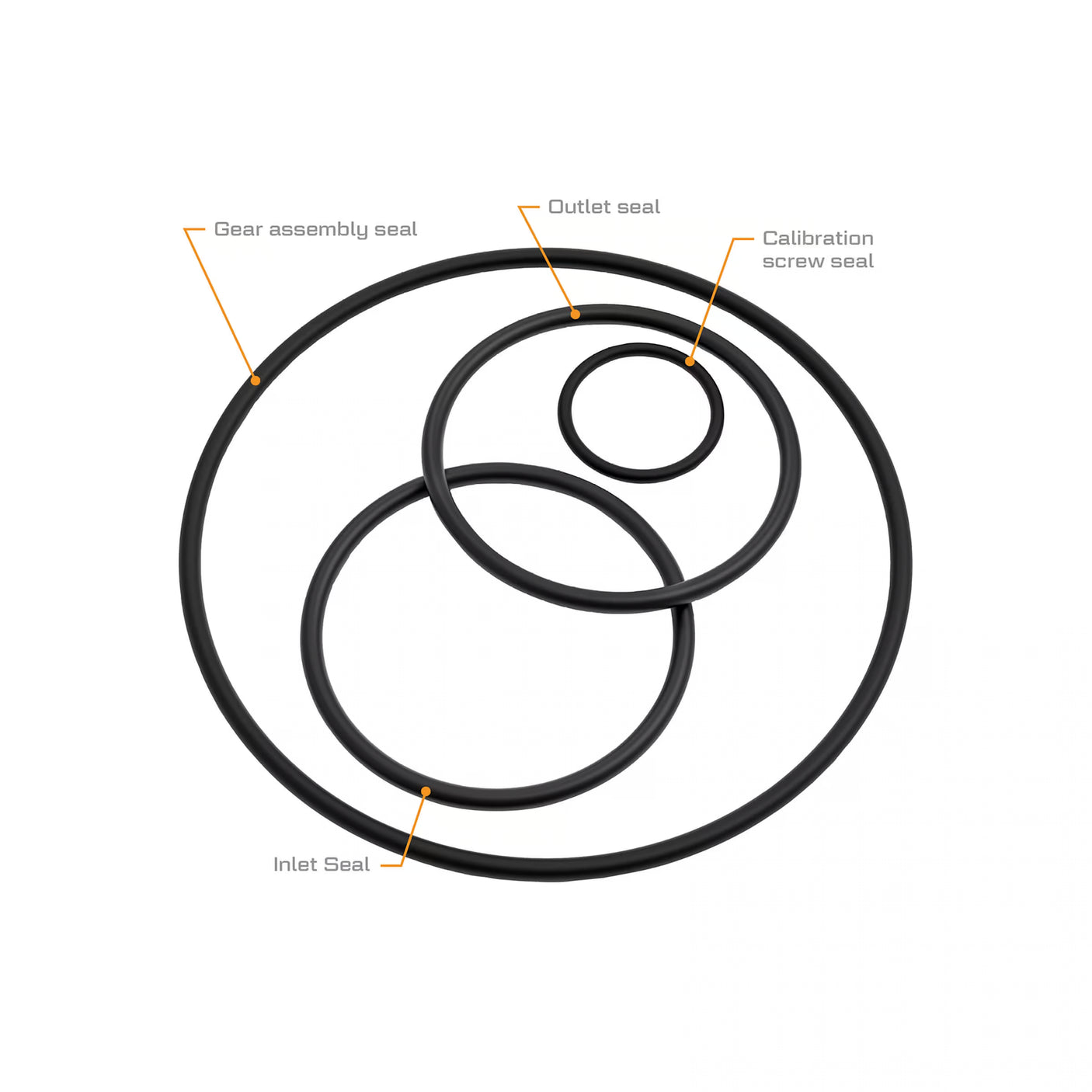 QM40 Fuel Meter Seal Kit