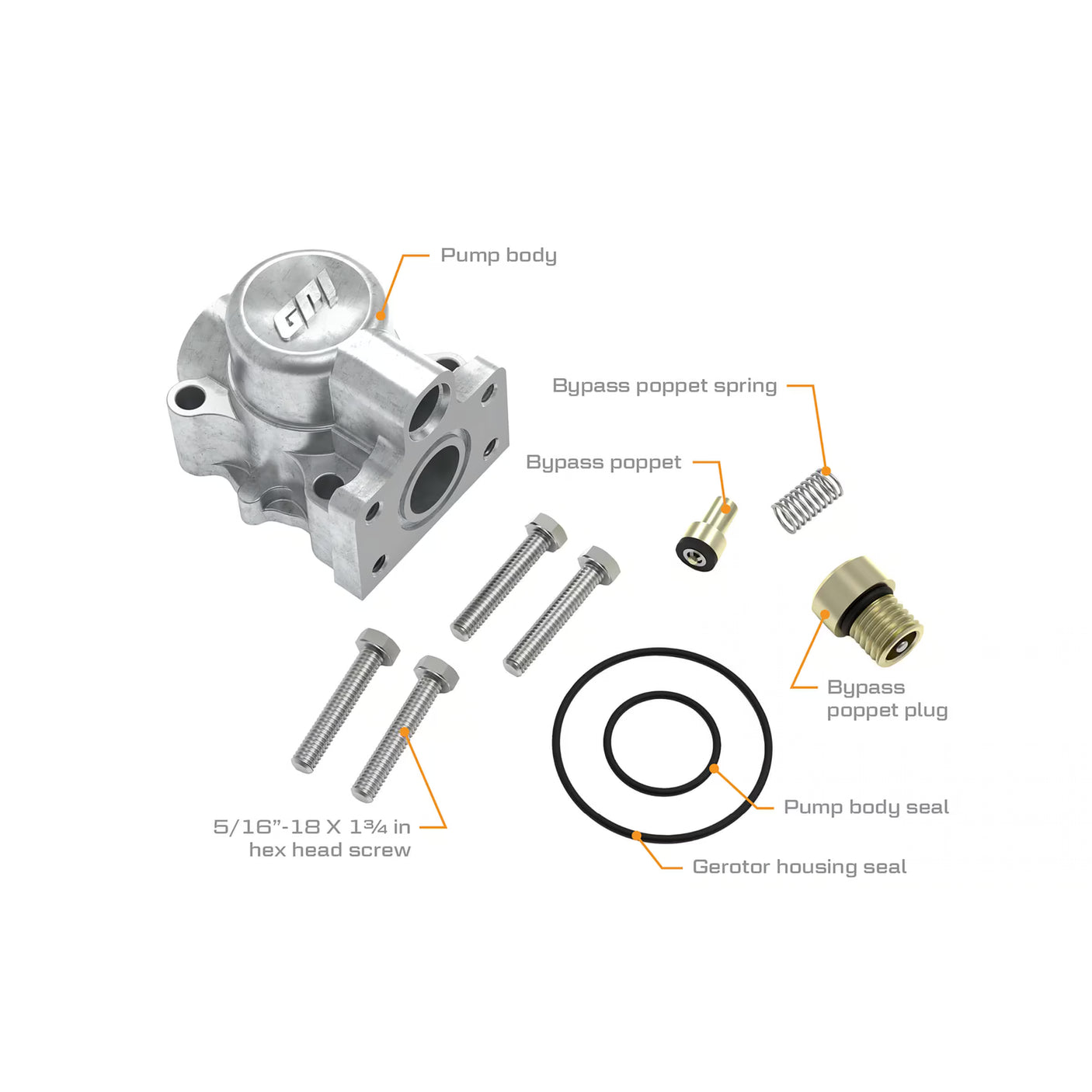 L-Series Oil Transfer Pumps Pump Body Assembly Kit