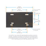 Mounting Shelf for QM40-RD Remote Dispenser
