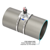10" Ultrasonic Flow Sensor with Saddle for NPS IPS Pipe