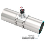 6" Ultrasonic Flow Sensor with Saddle for Tube