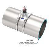 10" Ultrasonic Flow Sensor with Saddle for Tube