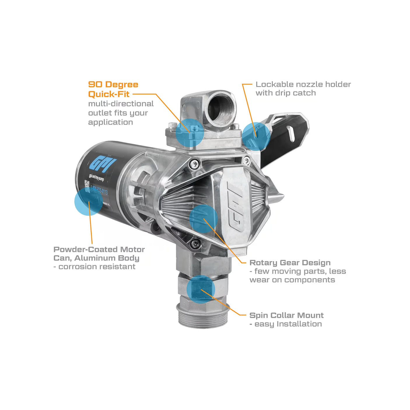 20 GPM 12V DC Fuel Transfer Pump