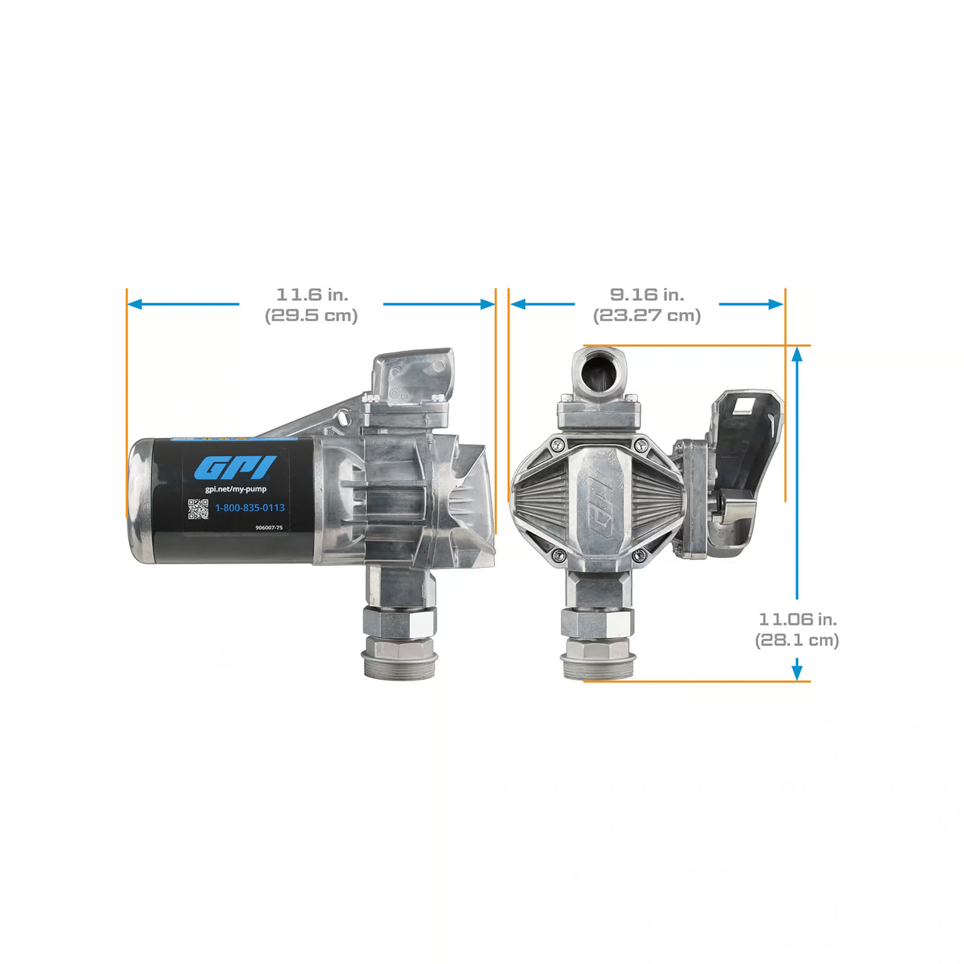 20 GPM 12V DC Fuel Transfer Pump