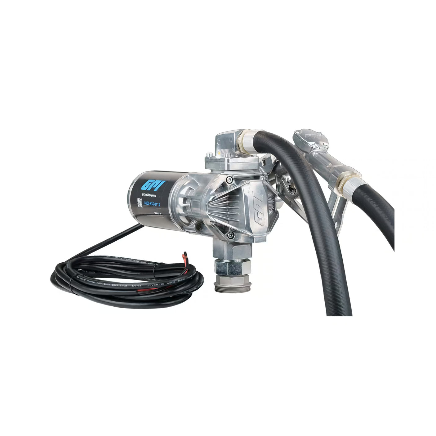 20 GPM 12V DC Fuel Transfer Pump with Manual Diesel Nozzle