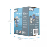 19-114 L/min 2% Mechanical Fuel Meter 3/4 Inch NPT