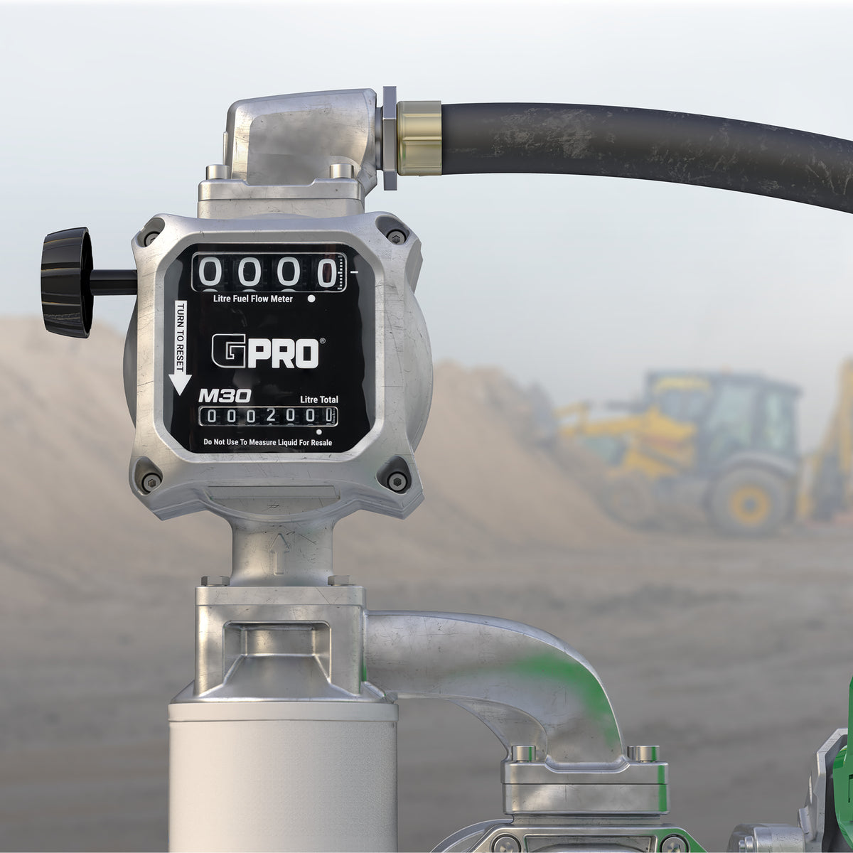 19-114 L/min 2% GPRO Mechanical Fuel Meter 1 Inch NPT
